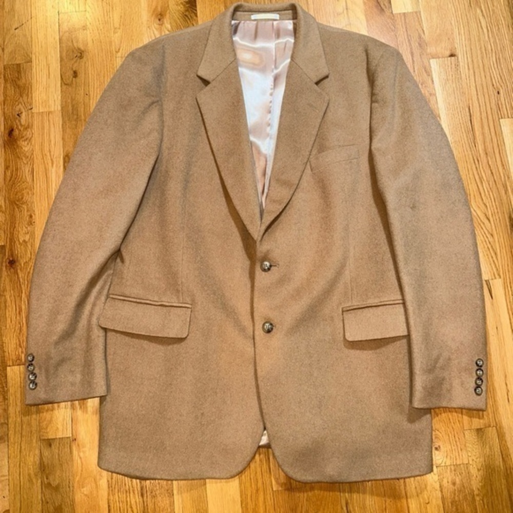 WALTER PYE’s CAMEL HAIR SPORTS COAT 46 L.  Looks Brand‎ New